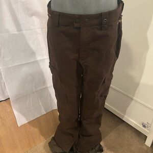 Men's Brown snowboarding Pants 2022